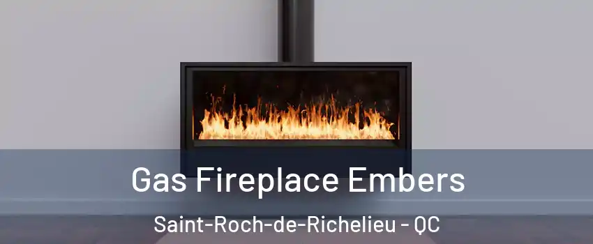  Gas Fireplace Embers Saint-Roch-de-Richelieu - QC