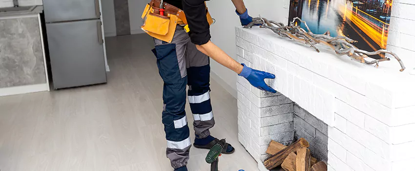 Outdoor Fireplace Restoration in Sorel Tracy, Quebec