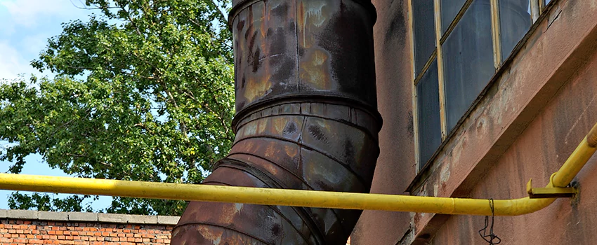 Lightning Protection Installation System for Industrial Chimneys in Sorel Tracy, Quebec