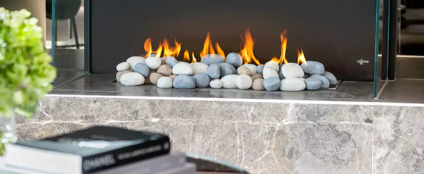 Double-Height Fireplace Design Refurbishment in Sorel Tracy, Quebec