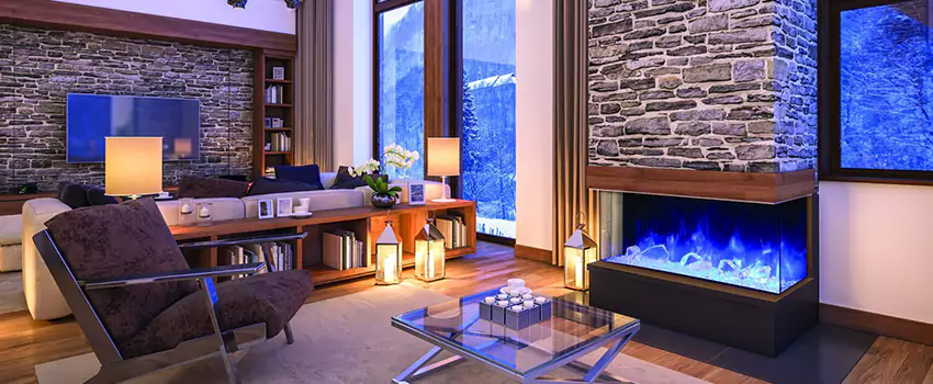 Dynamic Flame Color Fireplace Installation in Sorel Tracy, QC