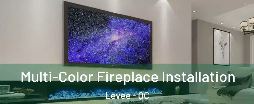  Multi-Color Fireplace Installation Levee - QC