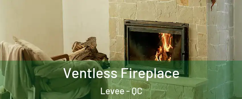  Ventless Fireplace Levee - QC